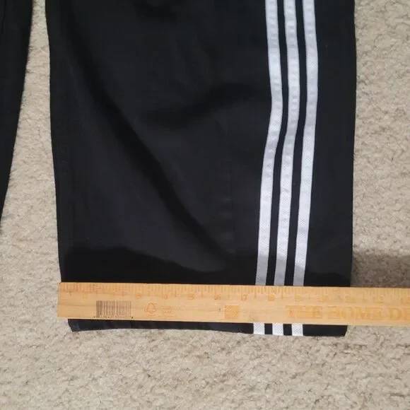 NWOT Adidas Adibreak Denim Two-In-One Jeans Womens 32 Black White Baggy Skater - Picture 8 of 16